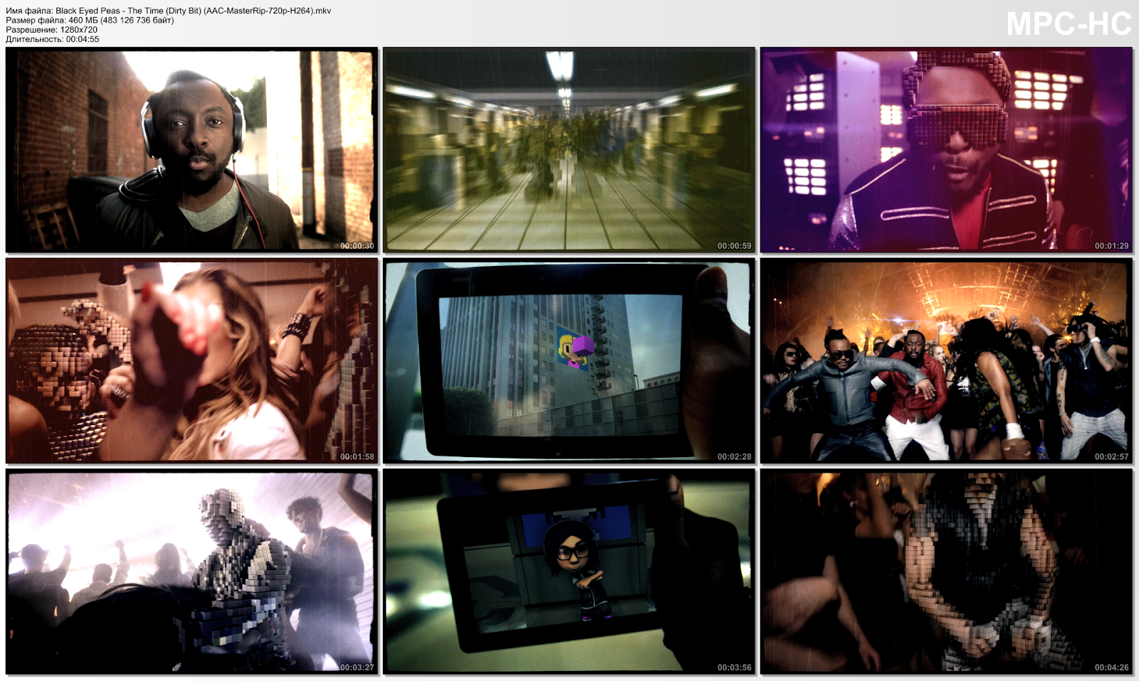High Definition Music Video Black Eyed Peas The Time (Dirty Bit